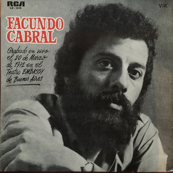descargar álbum Facundo Cabral - Grabado En Vivo El 20 De Marzo De 1972 En El Teatro Embassy De Buenos Aires