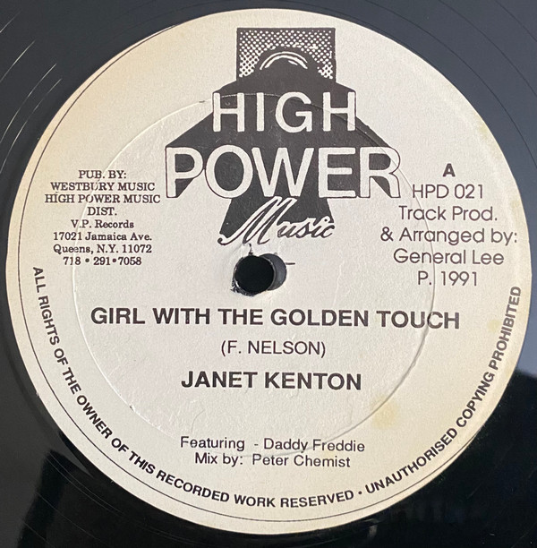 télécharger l'album Janet Kenton Featuring Daddy Freddie - Girl With The Golden Touch