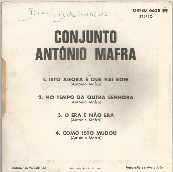 last ned album Conjunto António Mafra - Isto Agora É Que Vai Bom