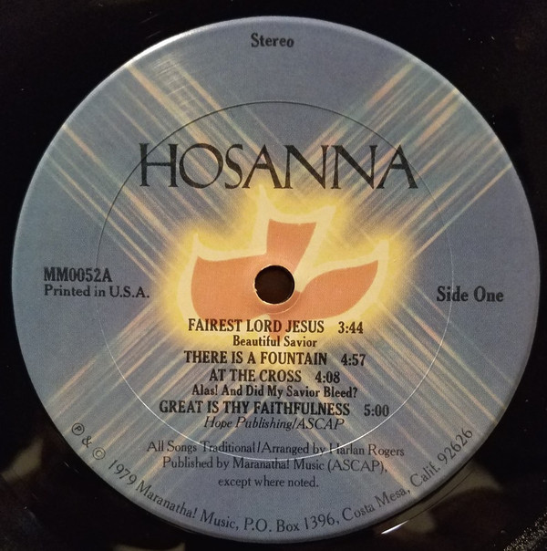 Various - Hosanna | Maranatha! Music (MM0052A) - 4