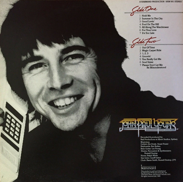 John Paul Young - The Singer | Hammard (HAM 061) - 2