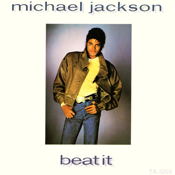 Michael Jackson – Beat It (1983, Blue Injection labels, LH Die-Cut 