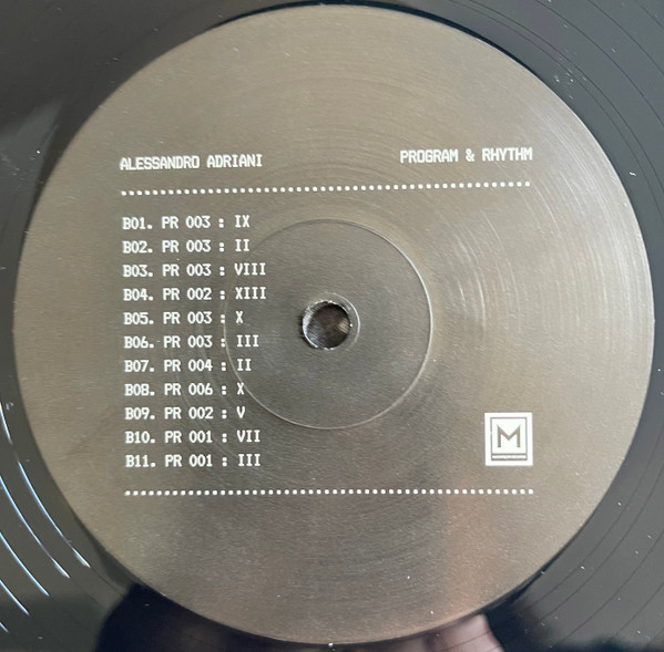 Alessandro Adriani - Program & Rhythm | Mannequin (MNQ 151) - 5