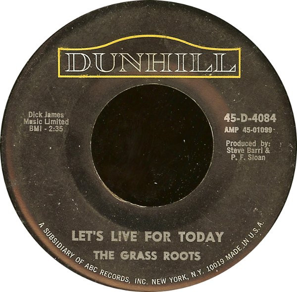 Let's Live For Today (Uncensored Version) Lyrics - The Grass Roots - Only  on JioSaavn