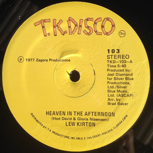 Lew Kirton – Heaven In The Afternoon (1977, Vinyl) - Discogs