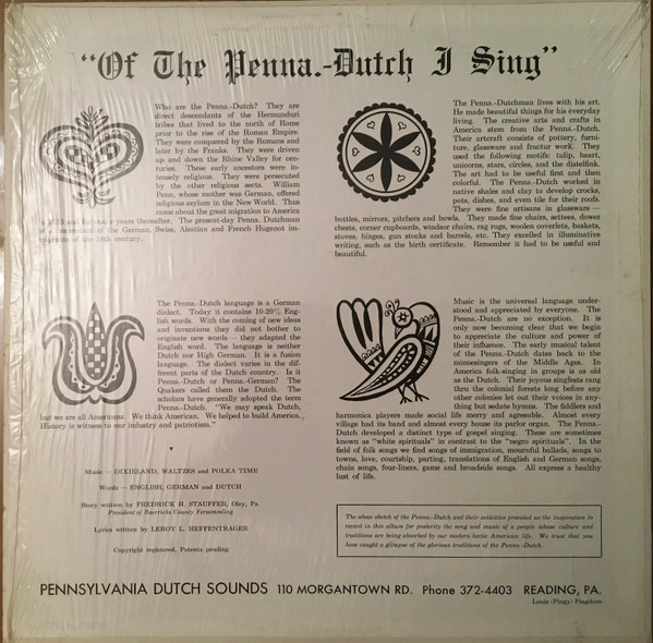 ladda ner album The Swinging Pennsylvania Dutch - Penna Dutch Sounds