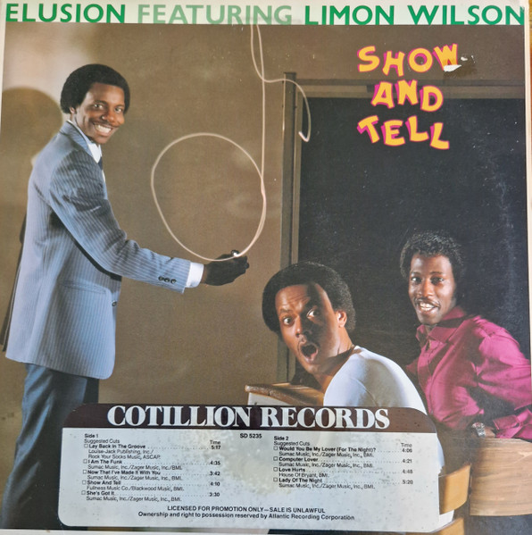 Elusion Featuring Limon Wilson – Show And Tell (1982, Vinyl) - Discogs