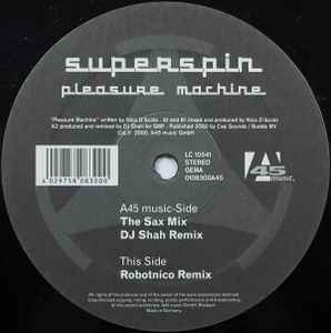 Superspin - Pleasure Machine album cover
