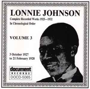 Lonnie Johnson (2) - Complete Recorded Works 1925-1932 In Chronological Order Volume 3 (3 October 1927 To 21 February 1928)