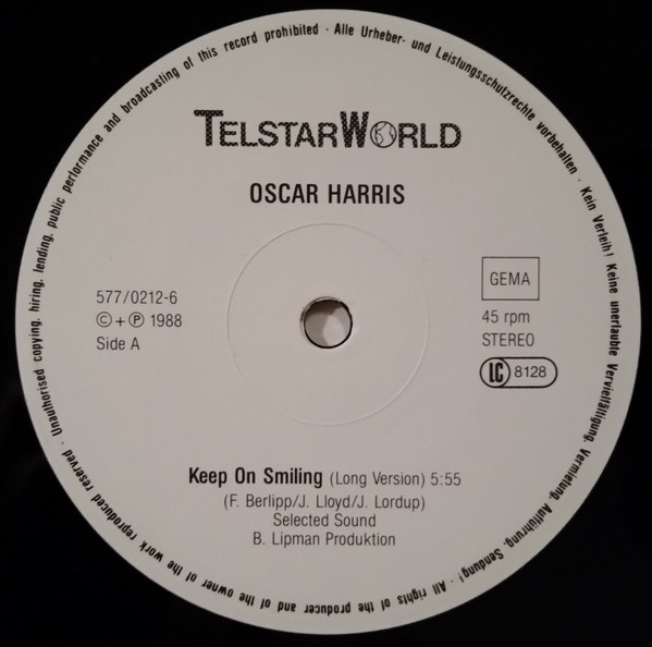 Album herunterladen Oscar Harris - Keep On Smiling