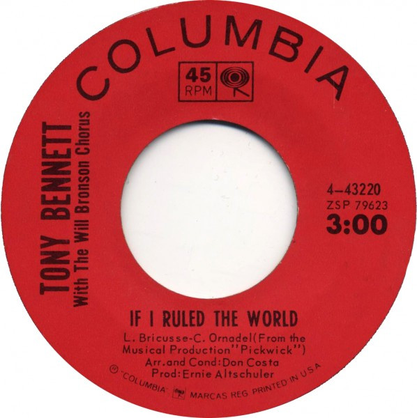 ladda ner album Tony Bennett - If I Ruled The World Take The Moment
