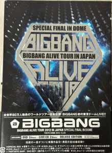 DVD/ BIGBANG ALIVE TOUR 2012 IN JAPAN SPECIAL FINAL IN DOME-TOKYO DOM -(初回限定版)