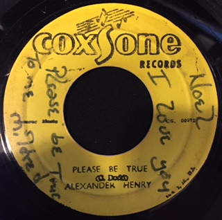 Alexander Henry – Please Be True (1974, Yellow Labels, Vinyl