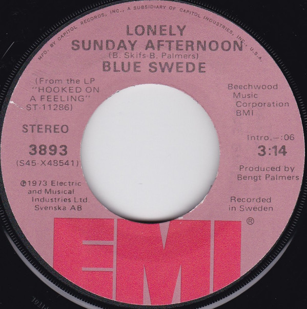 Album herunterladen Blue Swede - Silly Mily Lonely Sunday Afternoon