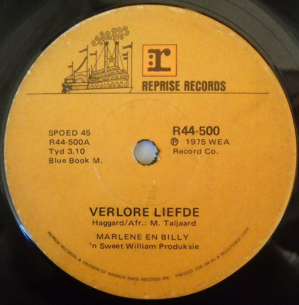 Marlene En Billy – Verlore Liefde (1975, Vinyl) - Discogs