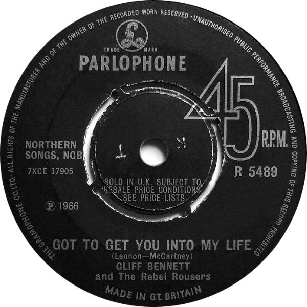 Cliff Bennett u0026 The Rebel Rousers – Got To Get You Into My Life (1966