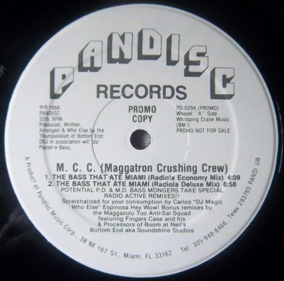 M.C.C. (Maggatron Crushing Crew) – The Bass That Ate Miami