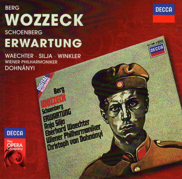 descargar álbum Alban Berg, Arnold Schoenberg, Wiener Philharmoniker, Christoph von Dohnányi - Wozzeck Erwartung