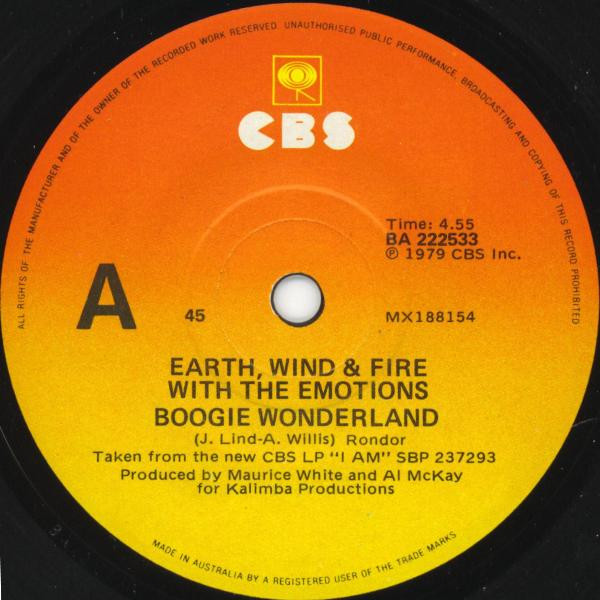 Earth, Wind & Fire With The Emotions – Boogie Wonderland (1979