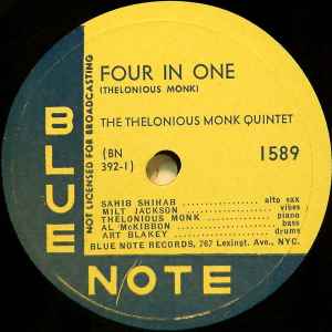 The Thelonious Monk Quintet – Four In One / Straight No Chaser