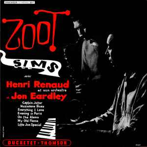 Zoot Sims Avec Henri Renaud Et Son Orchestre Et Jon Eardley – Zoot 