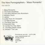 Cover of Mass Romantic, , CD