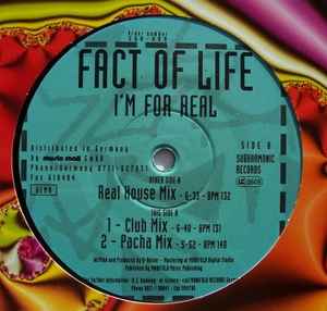 Fact Of Life - I'm For Real album cover
