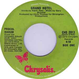 Procol Harum – Grand Hotel (1973, Vinyl) - Discogs