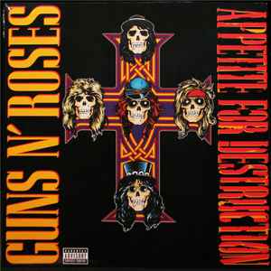 Guns N' Roses - Appetite For Destruction album cover