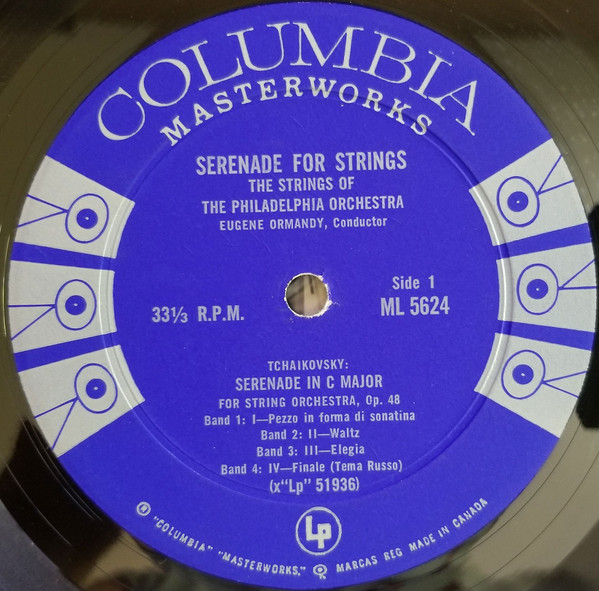 last ned album The Strings of the Philadelphia Orchestra, Eugene Ormandy - Serenade for Strings