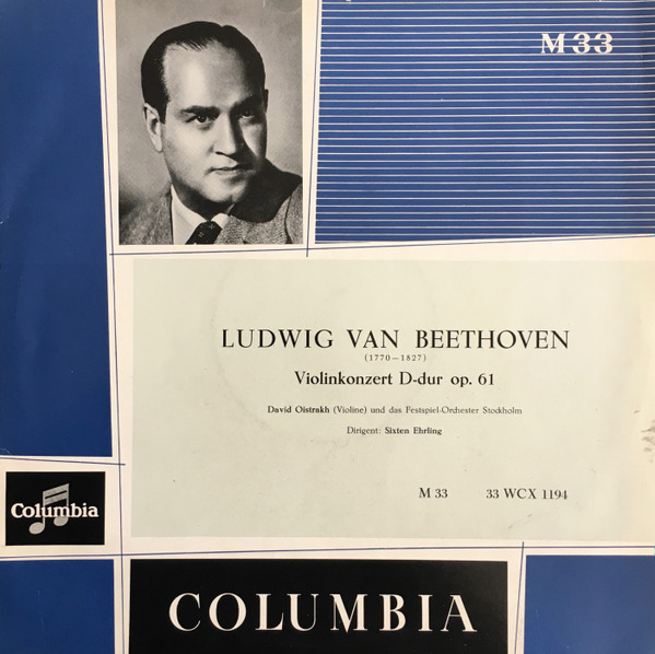 David Oistrakh, Beethoven, Sixten Ehrling, The Stockholm Festival