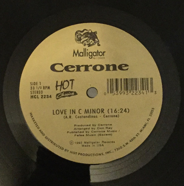 Album herunterladen Cerrone - Love In C Minor Supernature