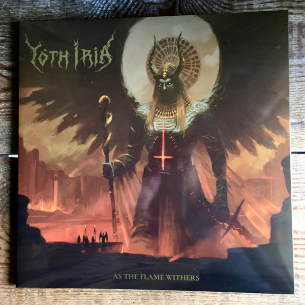 Yoth Iria – As The Flame Withers (2021, Gold / Black Marble, Vinyl ...