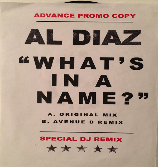 baixar álbum Al Diaz - Whats In A Name