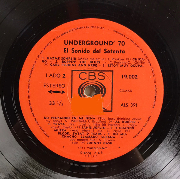 ladda ner album Various - Underground El sonido del setenta