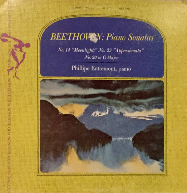 télécharger l'album Beethoven Philippe Entremont - Piano Sonatas No 14 Moonlight No 23 Appassionata No 20 in G Major