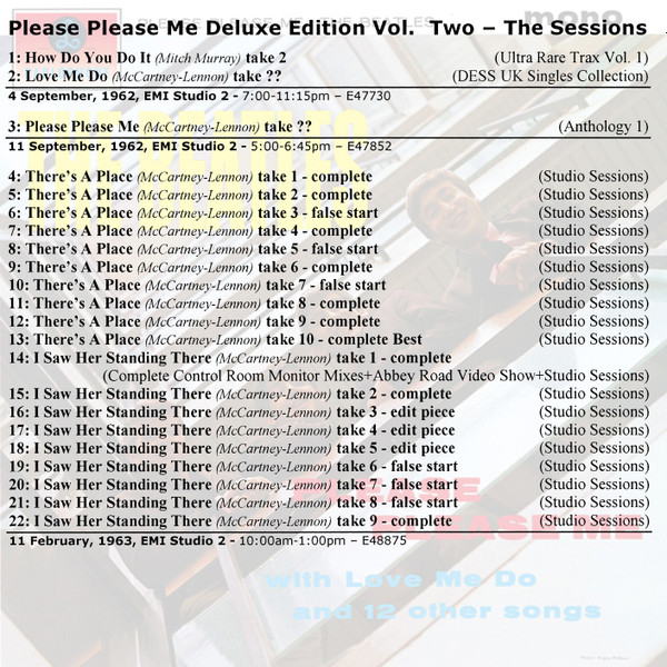 lataa albumi The Beatles - Please Please Me Deluxe Edition Vol Two