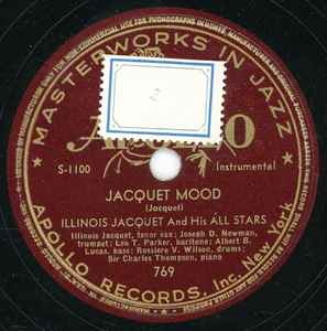 Illinois Jacquet And His All Stars – Jacquet Mood / Robbins' Nest (Shellac)  - Discogs
