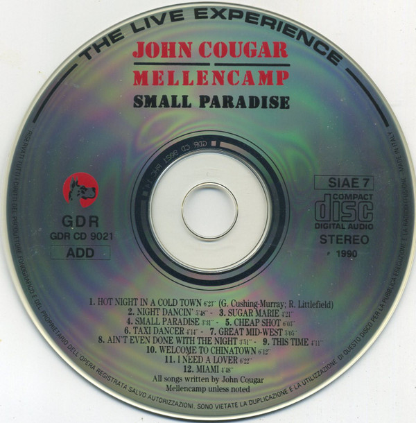 lataa albumi John Cougar Mellencamp - Small Paradise