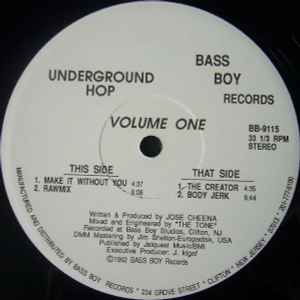 Underground Hop - Volume One album cover