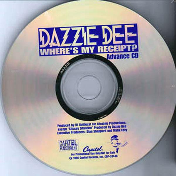 Dazzie Dee – Where's My Receipt? (2009, CD) - Discogs