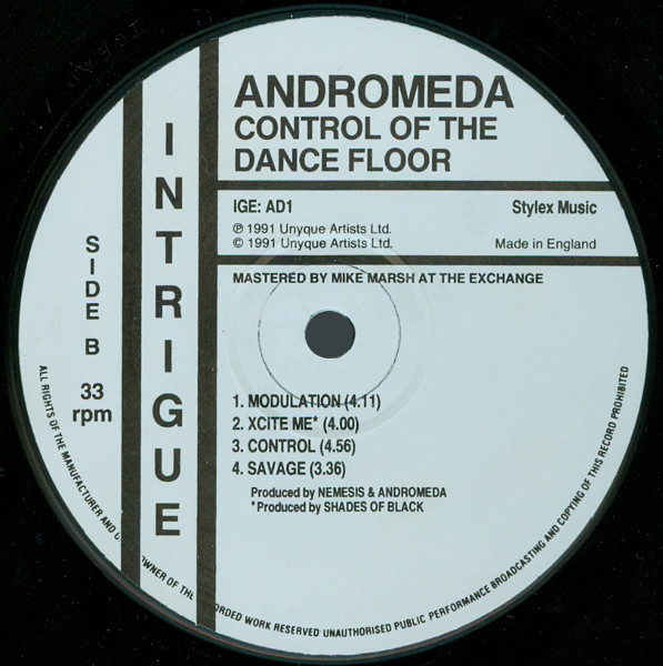télécharger l'album Andromeda - Control Of The Dancefloor