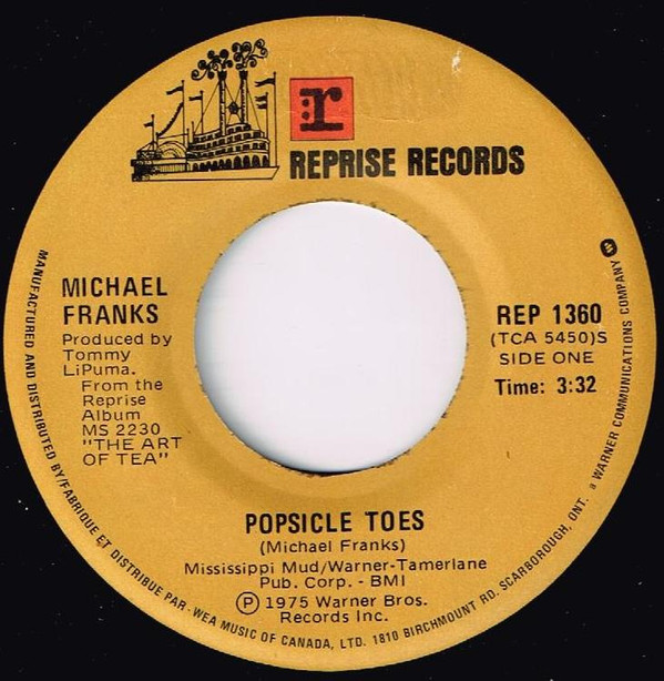 MICHAEL FRANKS -- THE ART OF TEA ALBUM - PART I - 1976 