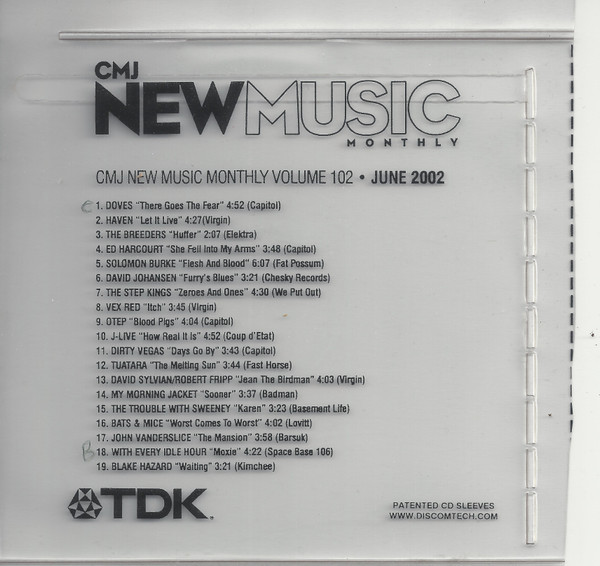 CMJ New Music Monthly Volume 102 June 2002 (2002, CD) - Discogs