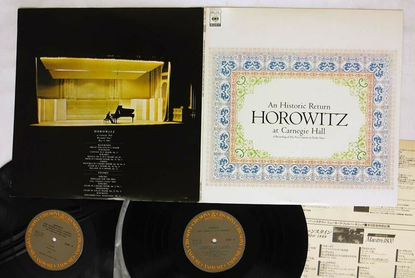 Vladimir Horowitz – An Historic Return Horowitz At Carnegie Hall