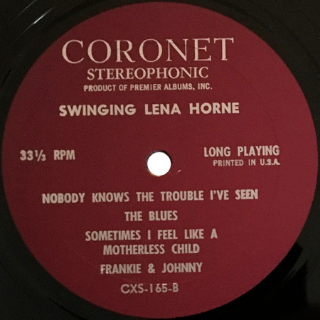 baixar álbum Lena Horne - Swinging Lena Horne