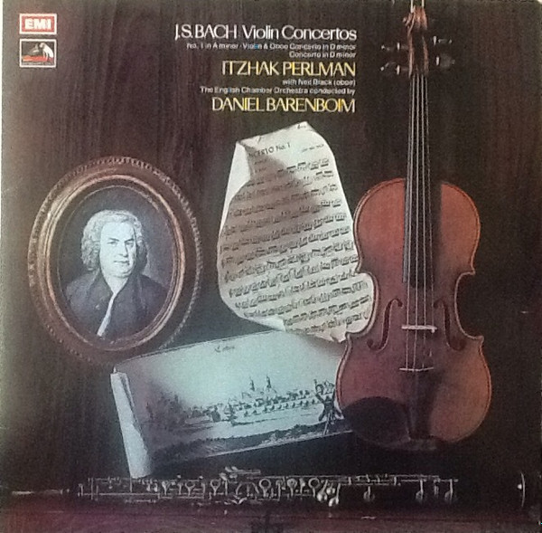 baixar álbum Johann Sebastian Bach, Itzhak Perlman, Neil Black , English Chamber Orchestra, Daniel Barenboim - JS Bach Violin Concertos