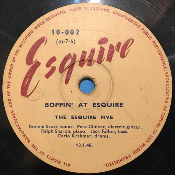 baixar álbum The Esquire Five - Boppin At Esquire Idabop