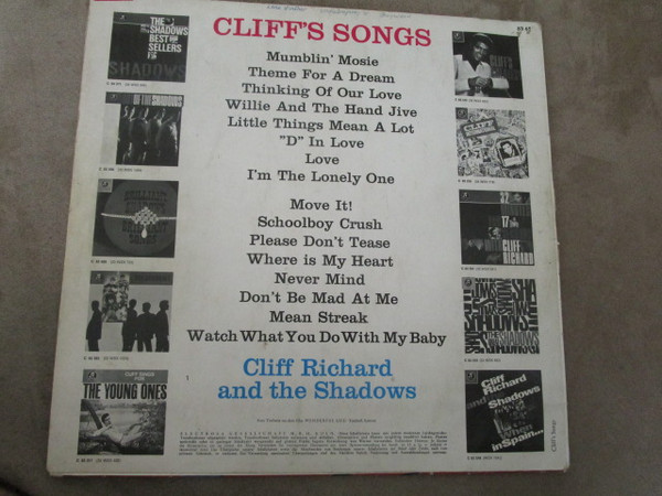 last ned album Cliff Richard & The Shadows - Cliffs Songs