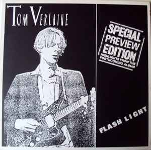 Tom Verlaine – Special Preview Edition - Flash Light (1987, Vinyl 